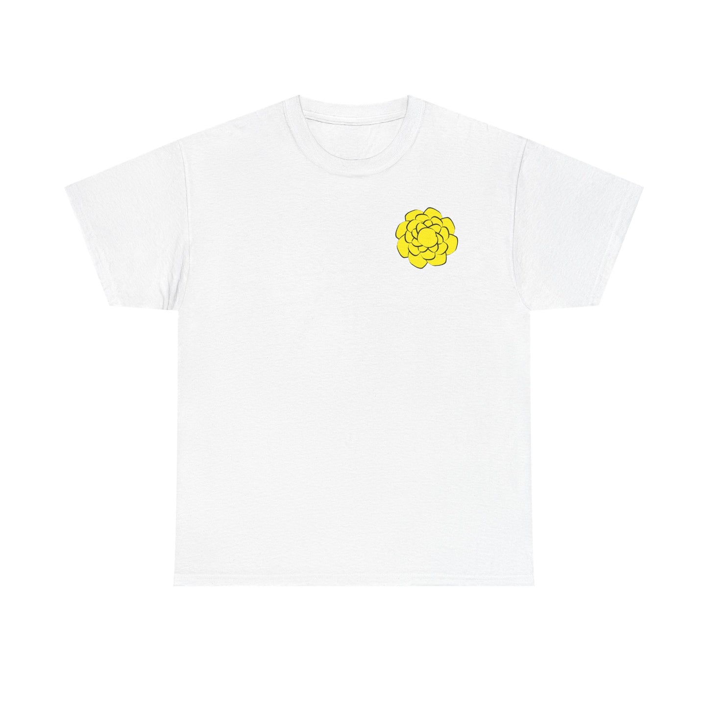 "See The Goodness" Unisex Heavy Cotton Tee - Positivity Floral Design