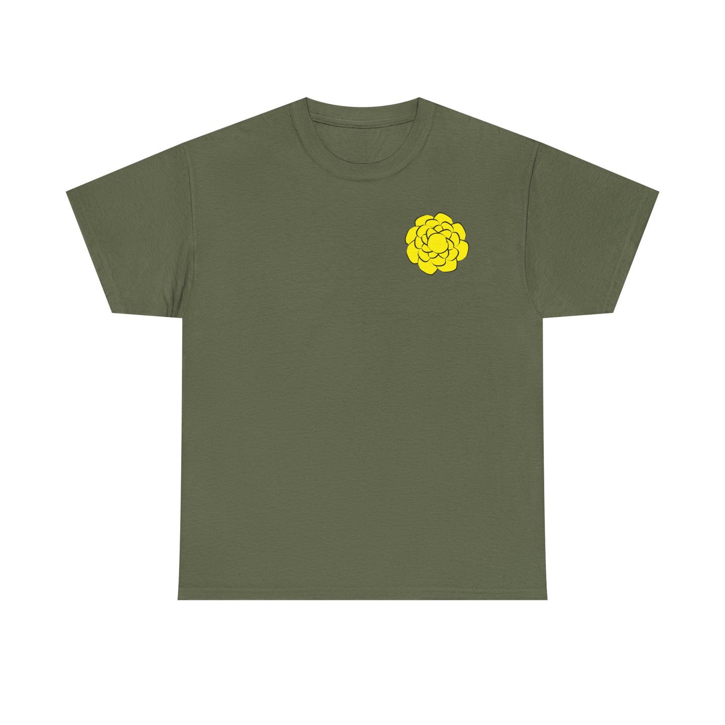 "See The Goodness" Unisex Heavy Cotton Tee - Positivity Floral Design