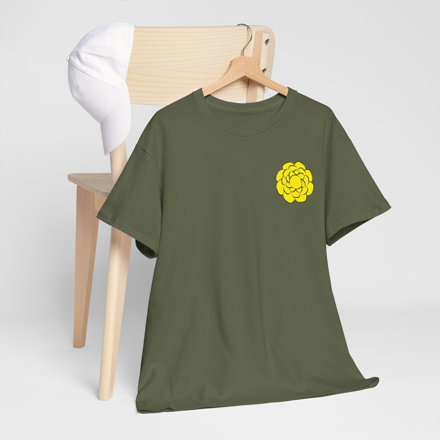 "See The Goodness" Unisex Heavy Cotton Tee - Positivity Floral Design