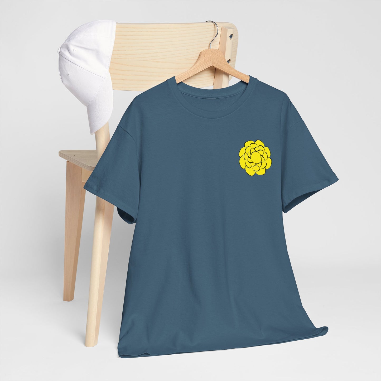 "See The Goodness" Unisex Heavy Cotton Tee - Positivity Floral Design
