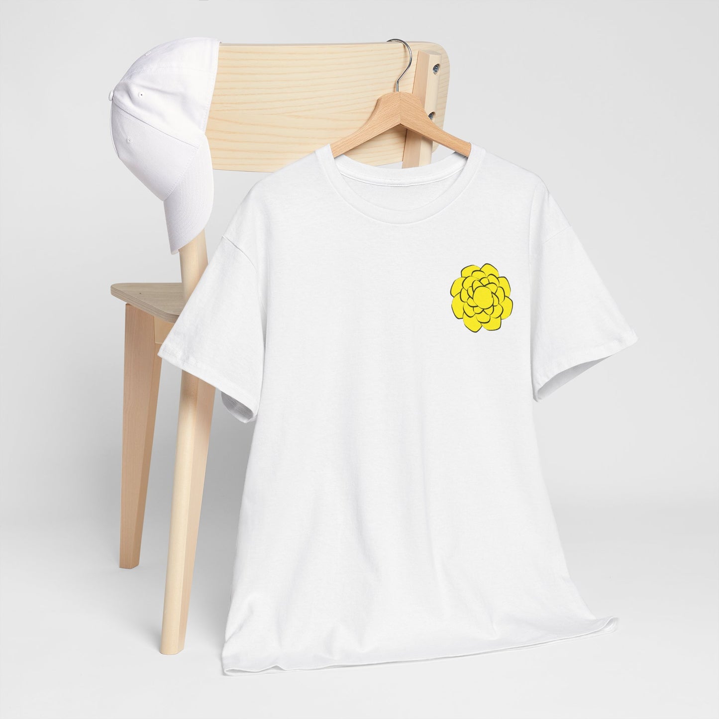 "See The Goodness" Unisex Heavy Cotton Tee - Positivity Floral Design