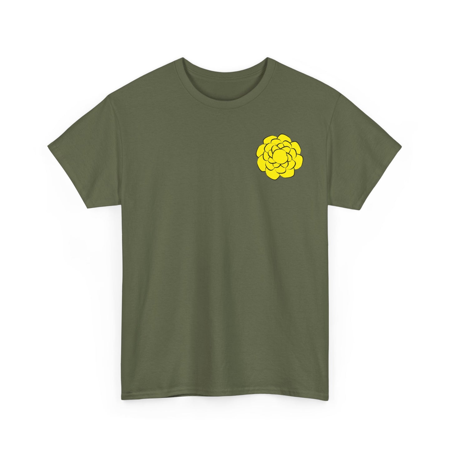 "See The Goodness" Unisex Heavy Cotton Tee - Positivity Floral Design