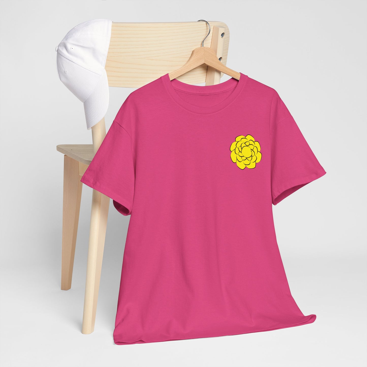 "See The Goodness" Unisex Heavy Cotton Tee - Positivity Floral Design